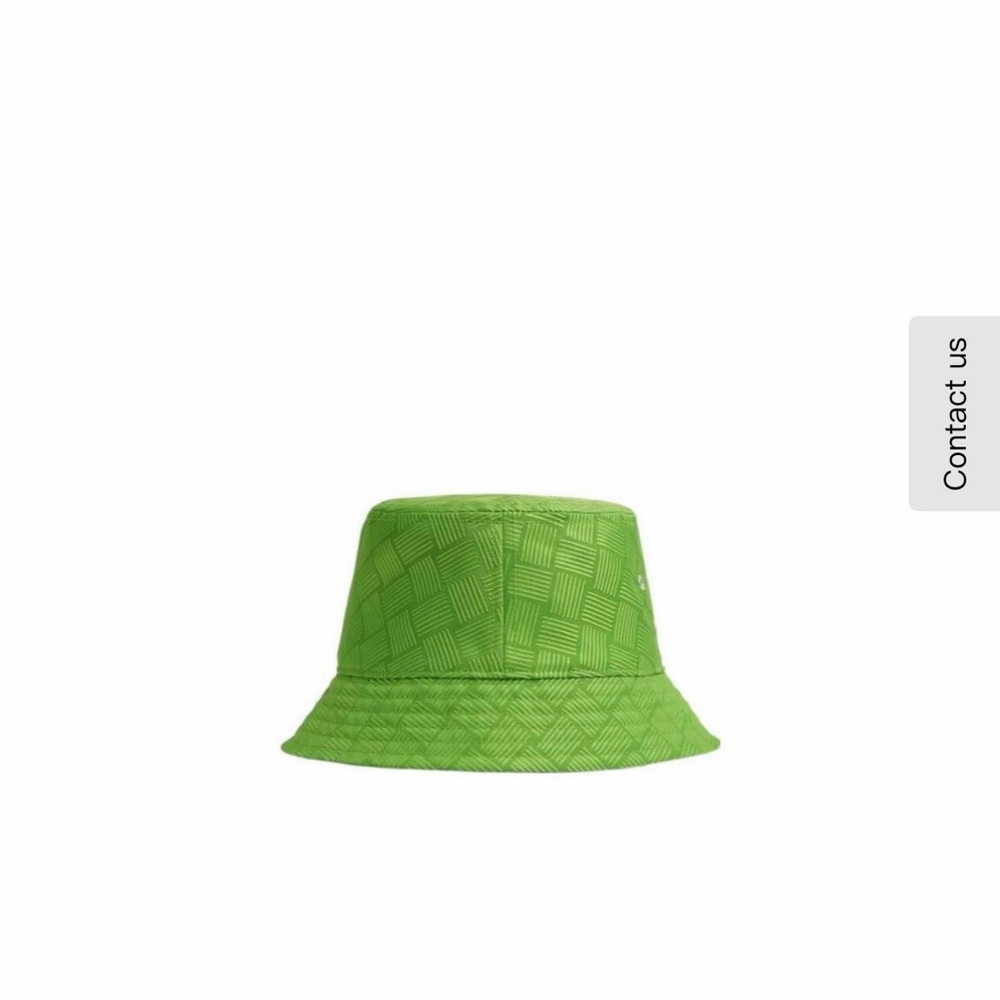 Bottega Veneta Vibrant Green Bucket Hat